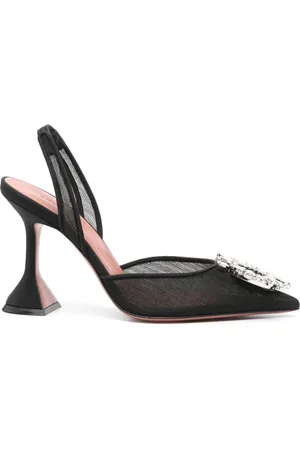 Amina Muaddi Escarpins Begum Glass 90 mm à bride arrière