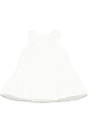 Elisabetta Franchi Robe à fleurs appliquées