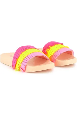 Billieblush Sandales ornées de franges à bout ouvert