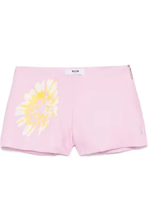 Msgm Short à fleurs