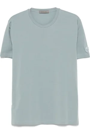 corneliani T-shirt à logo brodé