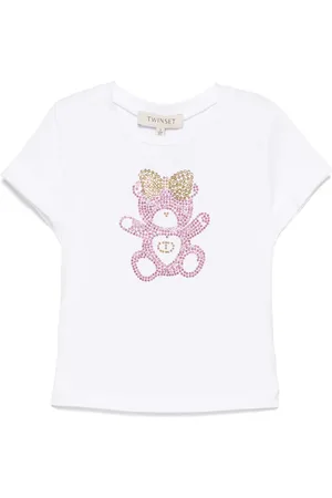 Twin-Set T-shirt à ornements en cristal