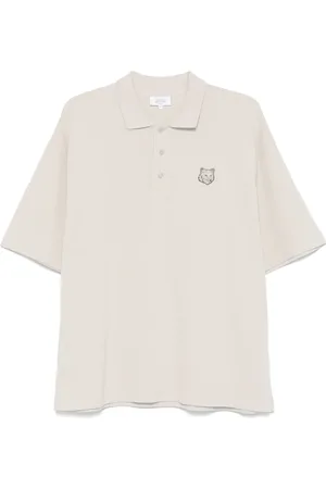 Maison Kitsuné Polo à patch Bold Fox Head