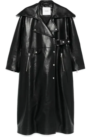 Nanushka Trench en cuir artificiel