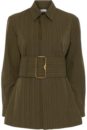 Burberry Robe courte à fines rayures