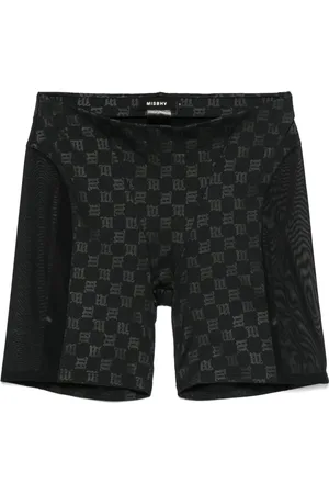 MISBHV Short cycliste à motif monogrammé