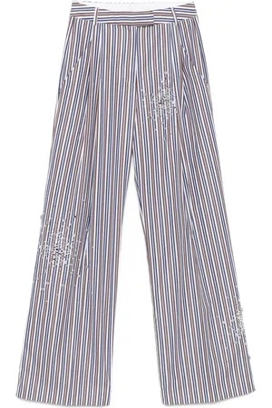 Des Phemmes Pantalon à rayures