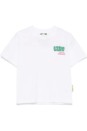 BARROW T-shirt en coton à détails de clous