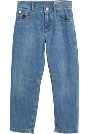 Brunello Cucinelli Jean en tissu léger