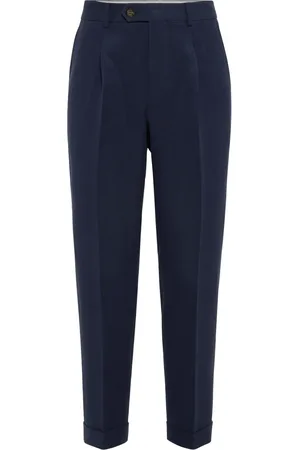 Brunello Cucinelli Pantalon droit en lin