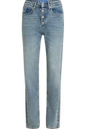 Karl Lagerfeld Jean droit à taille haute