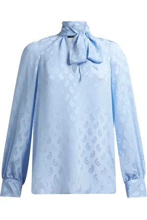 Etro Blouse en soie à motif cachemire