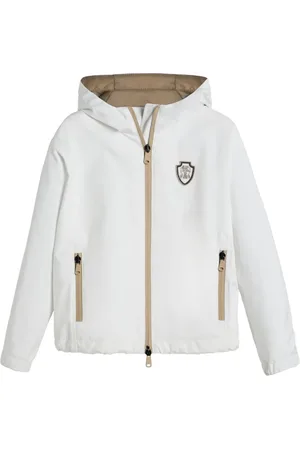 Brunello Cucinelli Veste à logo brodé