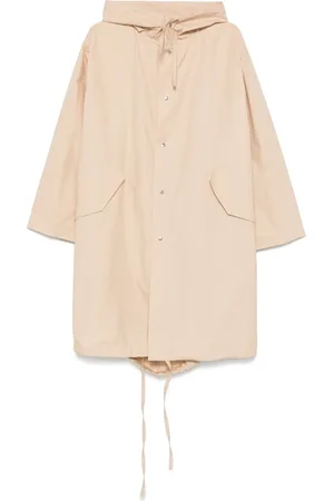 Jil Sander Manteau à logo imprimé