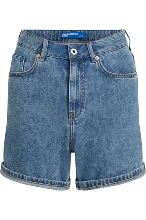Karl Lagerfeld Short en jean à taille haute