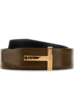 Tom Ford Ceinture en cuir à design réversible