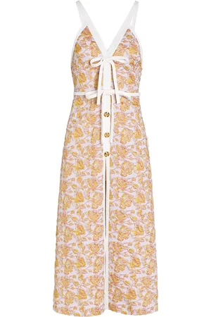 Giambattista Valli Robe mi-longue à détail de nœud