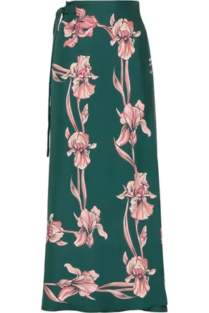 La DoubleJ Jupe drapée à fleurs