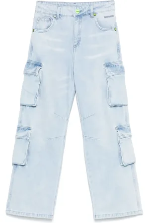 BARROW Jean cargo à logo brodé