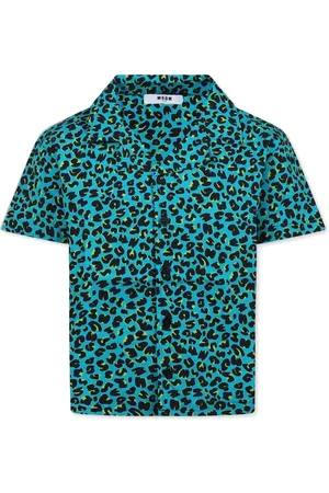 Msgm Chemise à imprimé léopard