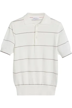 Brunello Cucinelli Polo à rayures