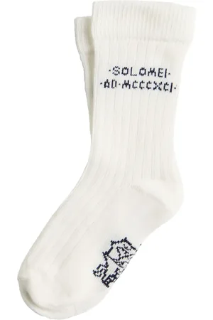 Brunello Cucinelli Chaussettes en maille intarsia