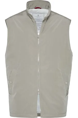 Brunello Cucinelli Gilet à design imperméable