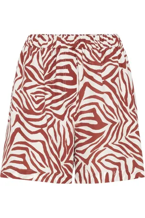 Brunello Cucinelli Short imprimé en popeline