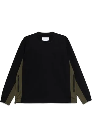 SACAI T-shirt à texture jersey