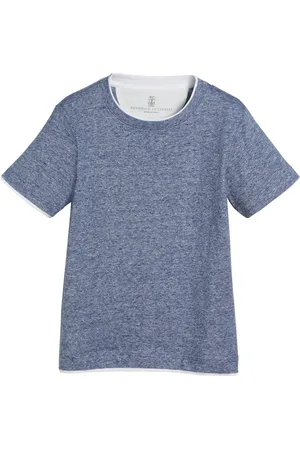 Brunello Cucinelli T-shirt à design superposé