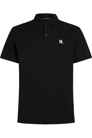 Karl Lagerfeld Polo à logo brodé