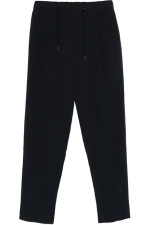 Giorgio Armani Pantalon en lin à détails de plis