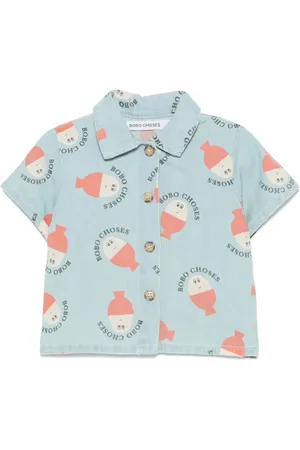 Bobo Choses Chemise Morning Egg en jean