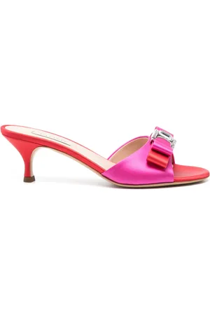 Casadei Mules satiné 50 mm