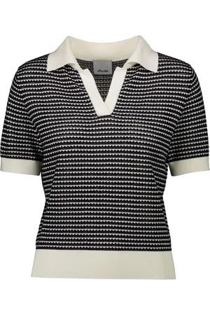 Allude Polo en maille intarsia