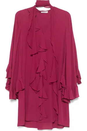 Dorothee Schumacher Robe courte en georgette à volants