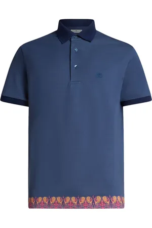 Etro Polo à bords à motif cachemire