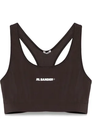 Jil Sander Brassière de sport à logo imprimé