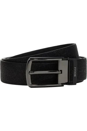 Boggi Milano Ceinture en cuir à design réversible