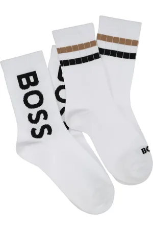 HUGO BOSS Lot de deux paires de chaussettes à logo