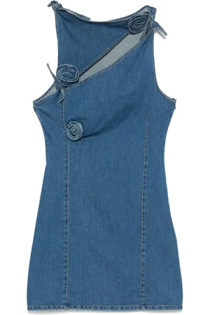 COPERNI Robe courte asymétrique à fleurs