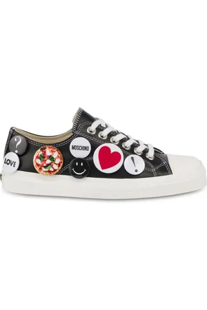 Moschino Baskets à détails de pins