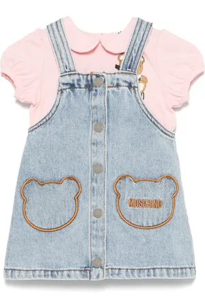 Moschino Lot robe-chemise à motif ourson