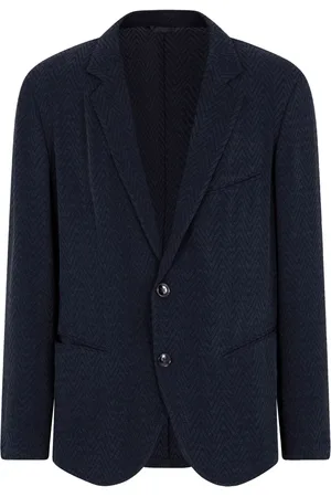 Giorgio Armani Blazer à motif de chevrons