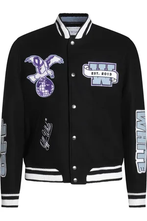 OFF-WHITE Veste bomber à patch logo