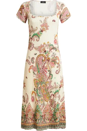 Etro Robe nervurée à coupe mi-longue