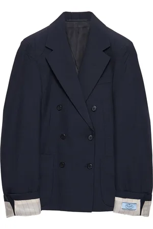 Prada Blazer en mohair à boutonnière croisée