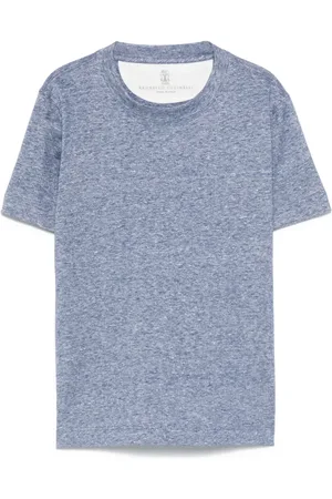 Brunello Cucinelli T-shirt à design chiné