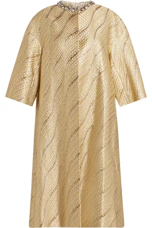 DICE KAYEK Manteau à ornements en cristal
