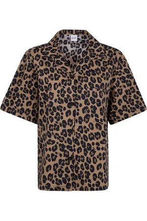 Aspesi Chemise à imprimé léopard